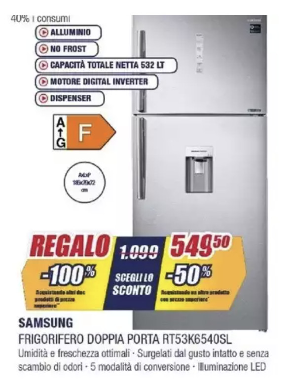 Scopri i migliori frigoriferi in offerta Trony Samsung